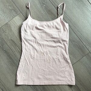 Fitted Pink Camisole with Spaghetti Straps